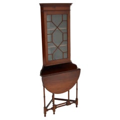 Antique Edwardian Corner Cabinet / Table