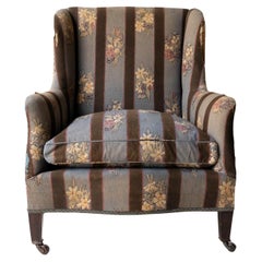 Antique Edwardian Country House Upholstered Armchair, Early 20th Century