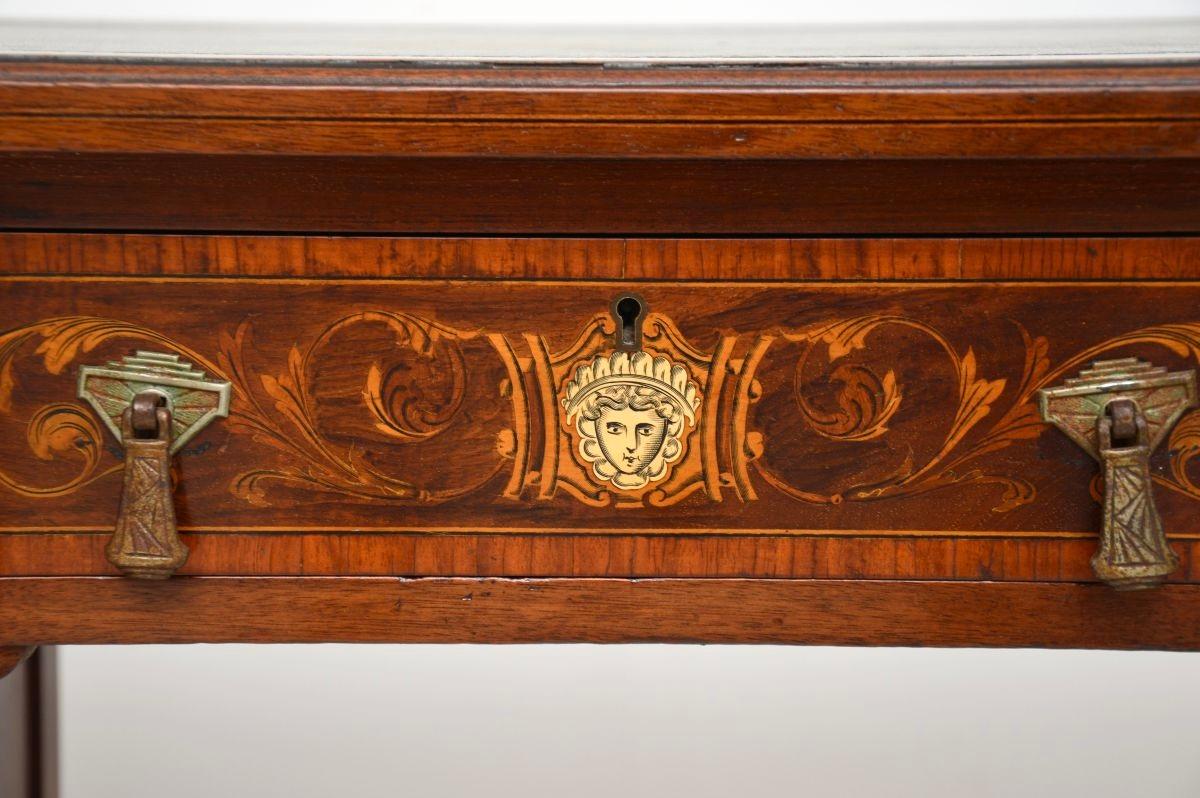 Antique Edwardian Desk by Edwards and Roberts For Sale 4