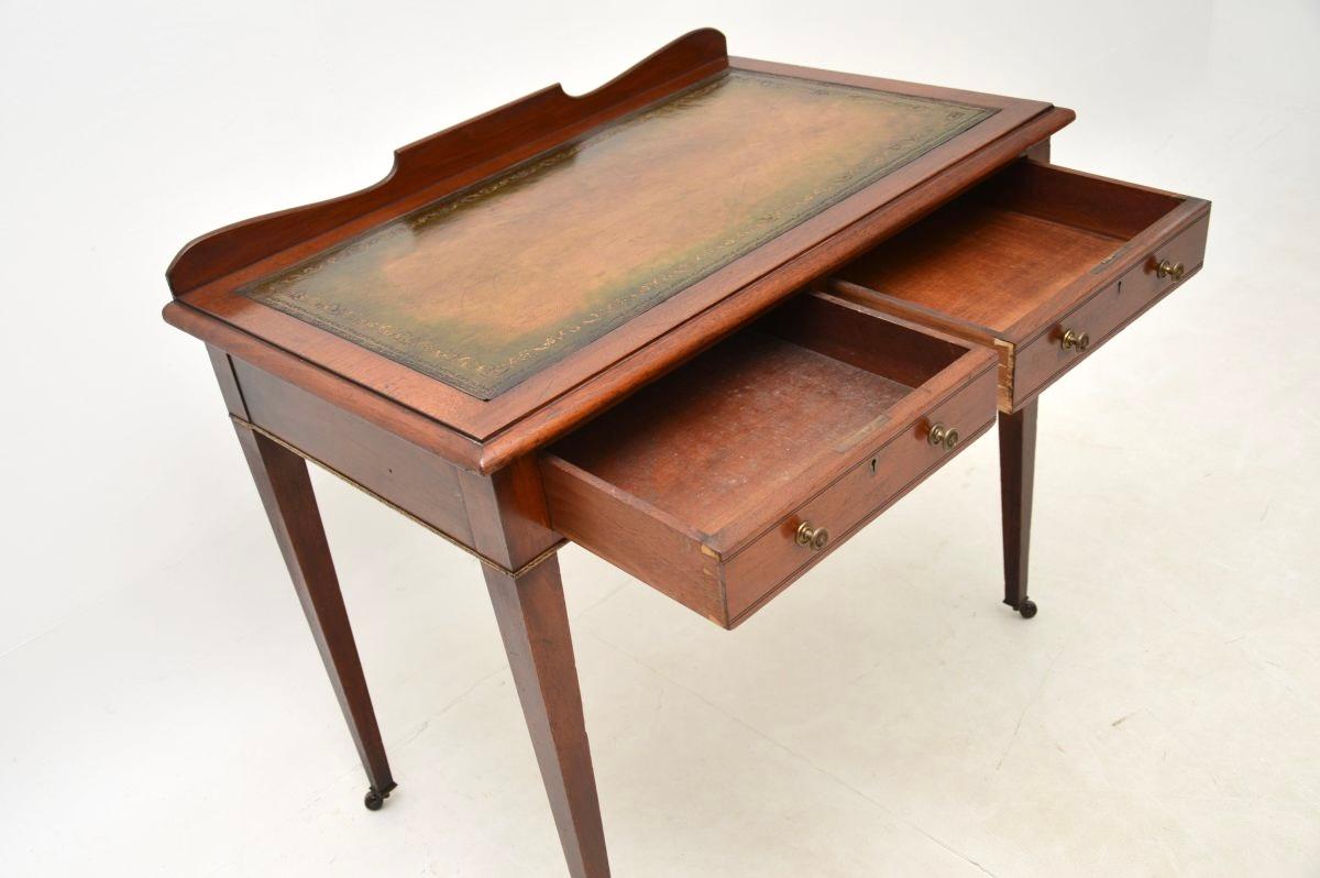 Antique Edwardian Desk / Writing Table For Sale 5