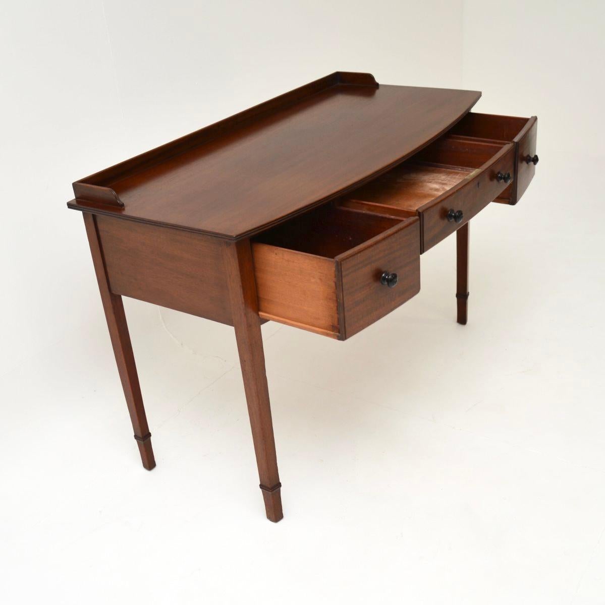 British Antique Edwardian Desk / Writing Table For Sale