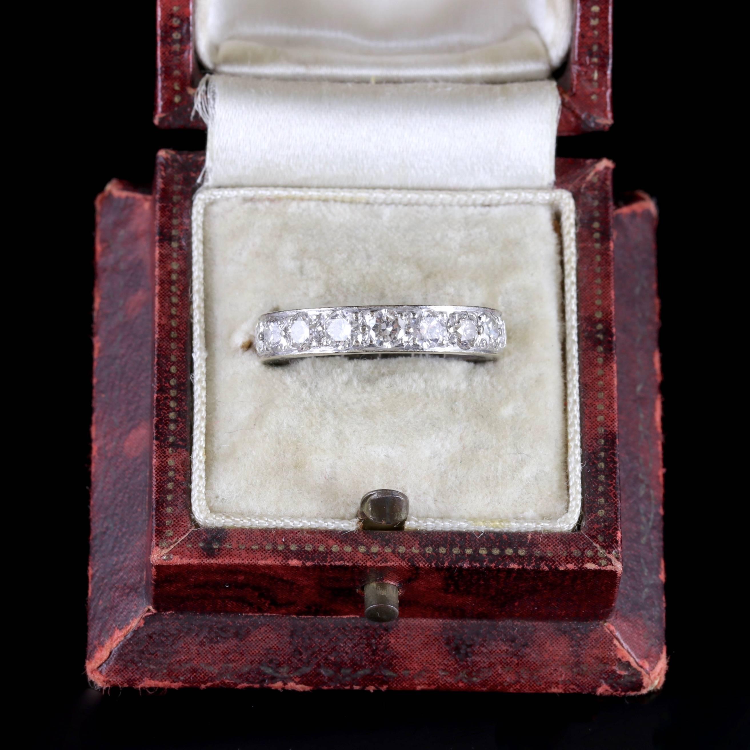 antique diamond eternity rings