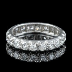 Antique Edwardian Diamond Full Eternity Ring in 3ct