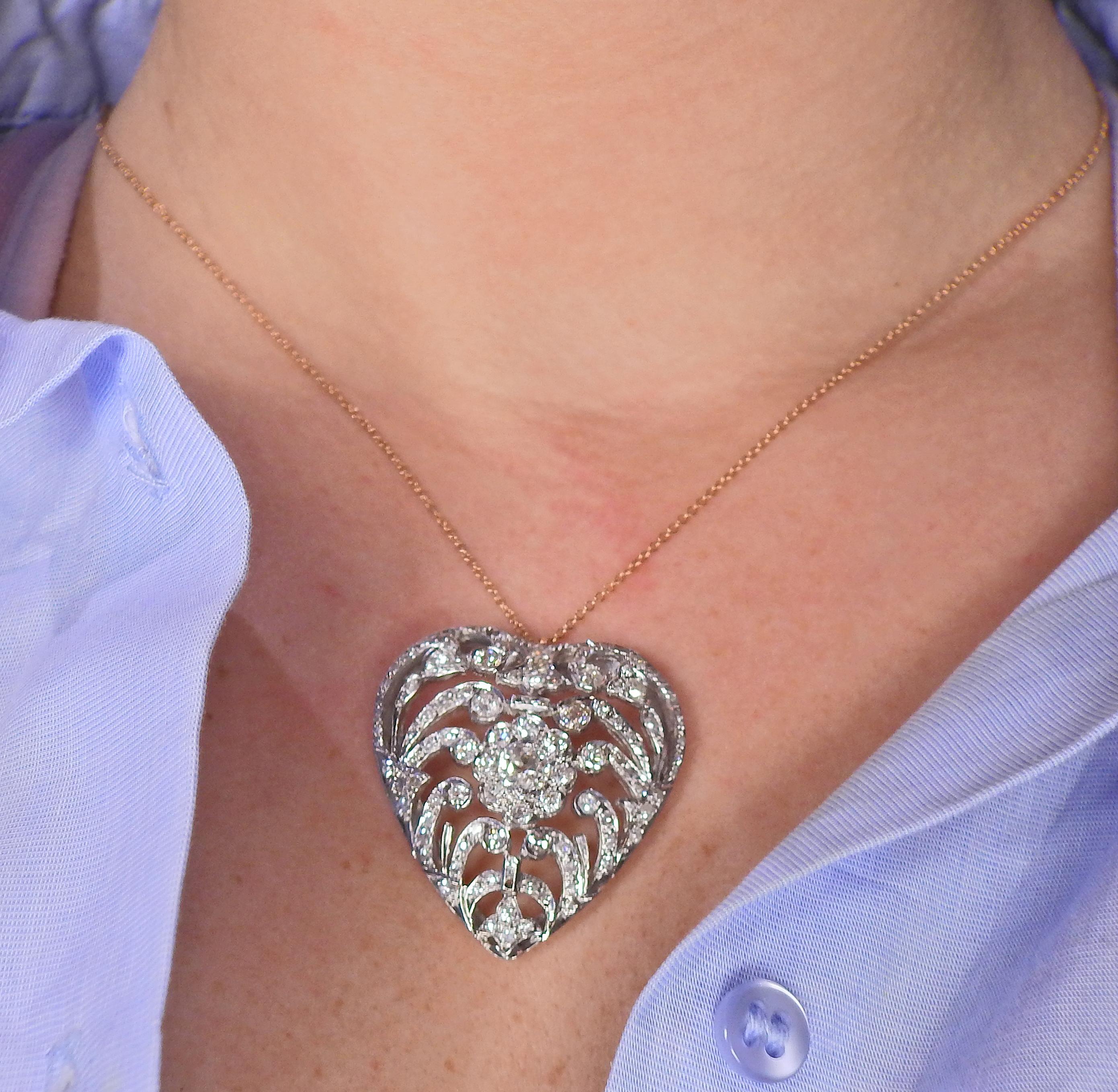 tiffany filigree heart necklace