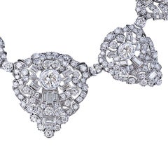 Antike edwardianische Diamant-Halskette