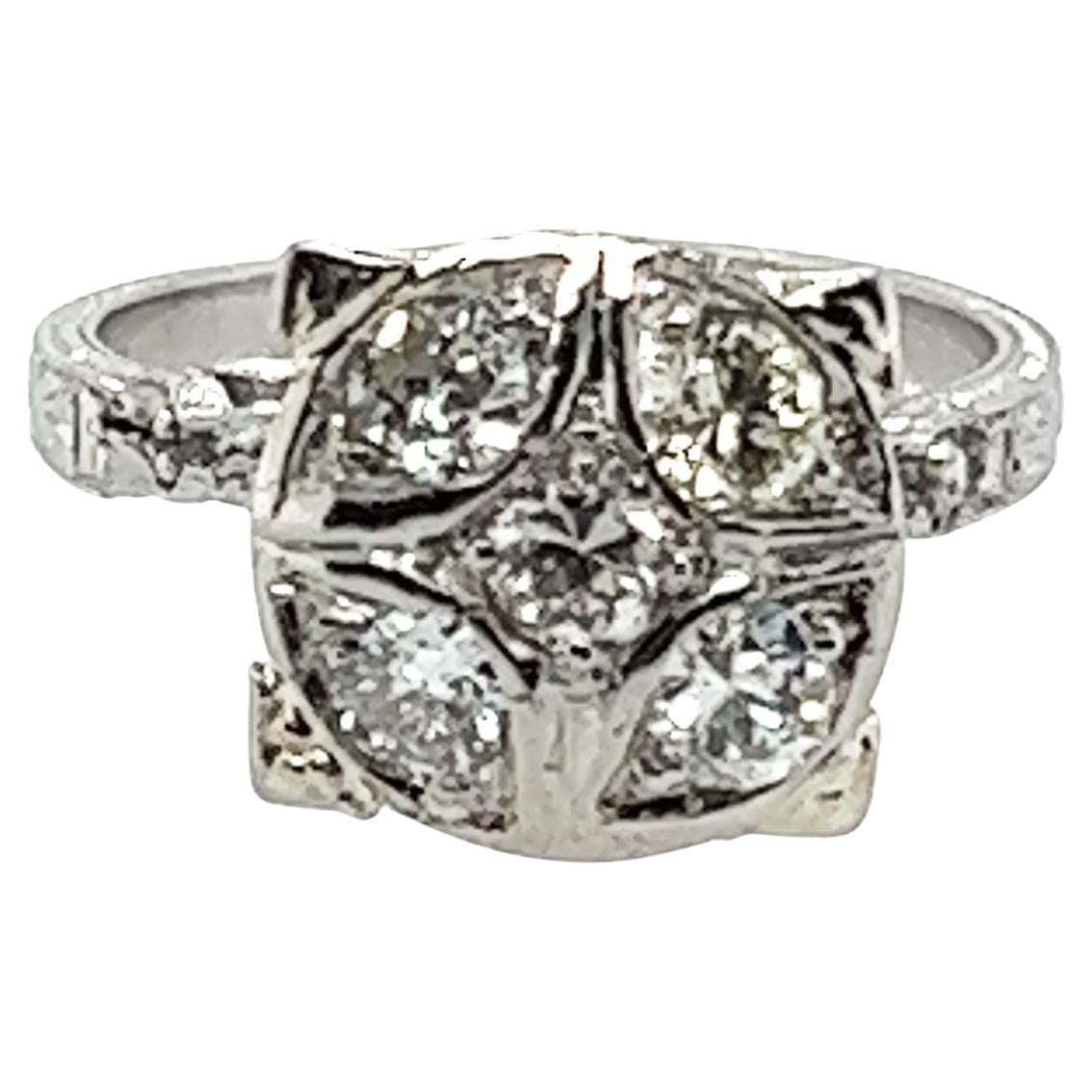 Antique Edwardian Diamond Ring .55ct Ring Original 1890's-1900's ...