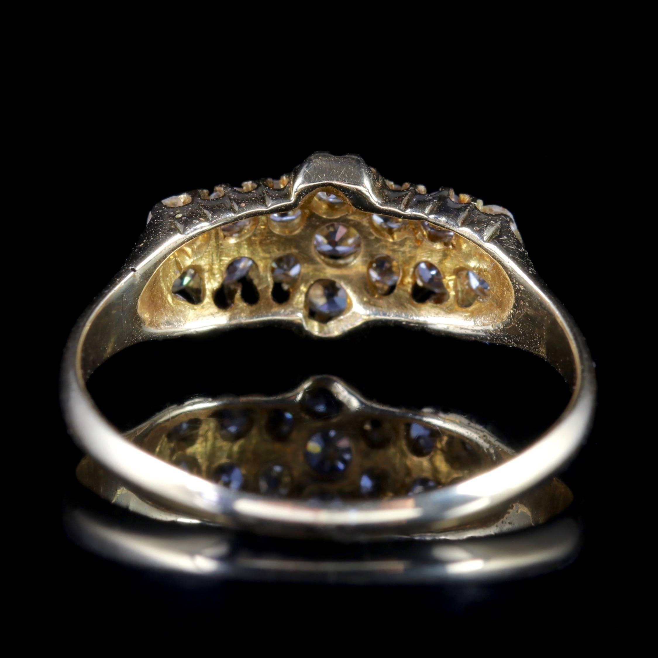 Antique Edwardian Diamond Ring Chester, 1910 In Excellent Condition In Lancaster, Lancashire