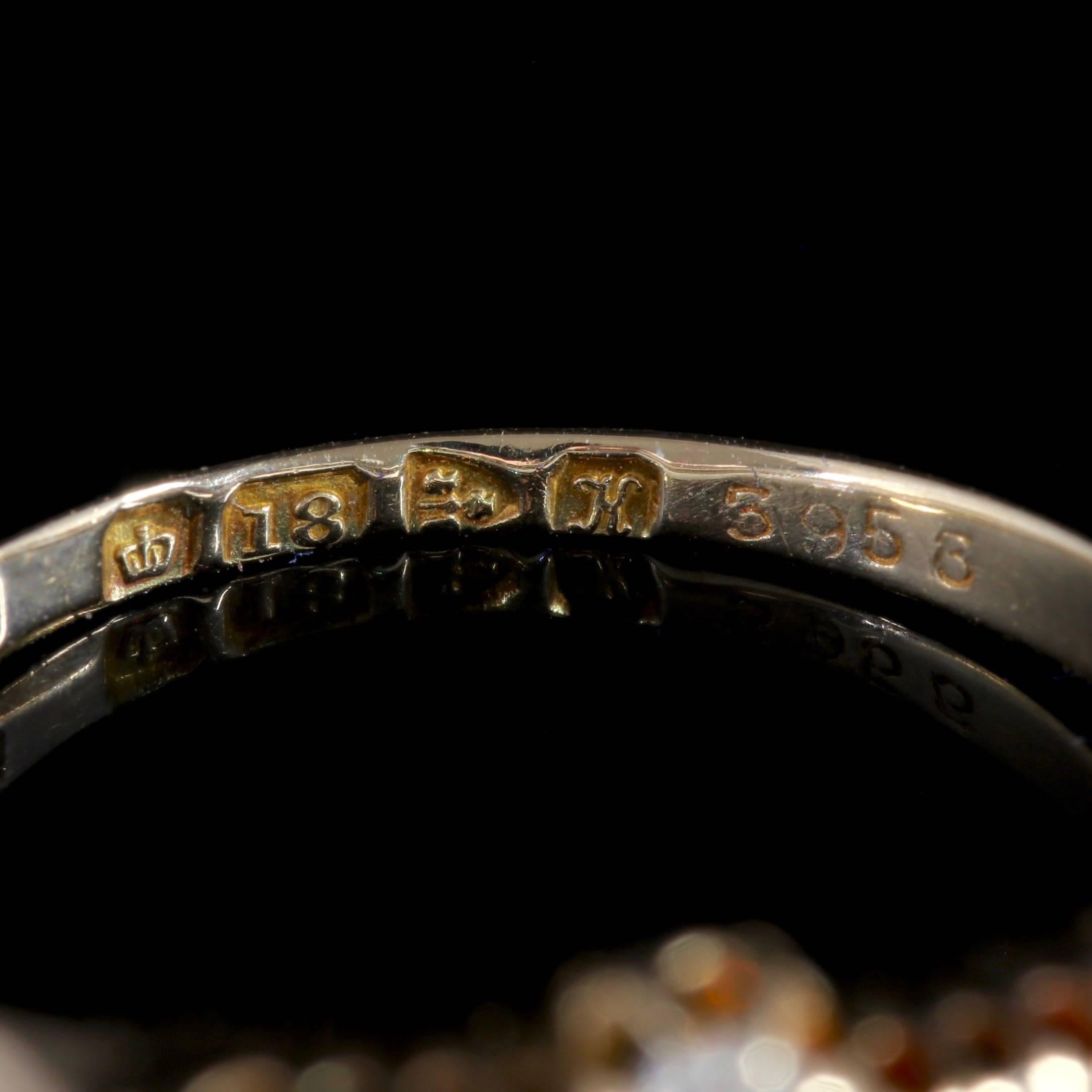 Antique Edwardian Diamond Ring Chester, 1910 1