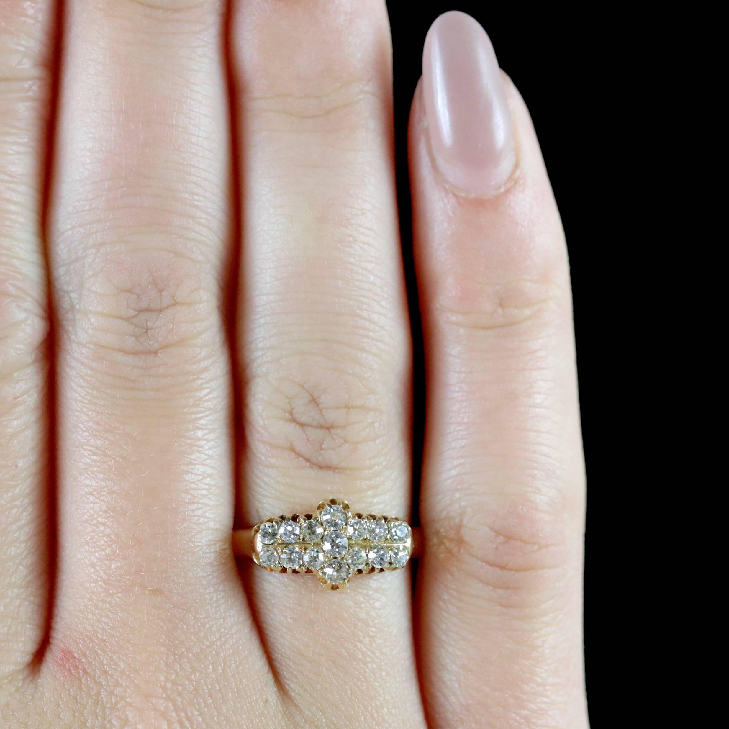 Antique Edwardian Diamond Ring Chester, 1910 4
