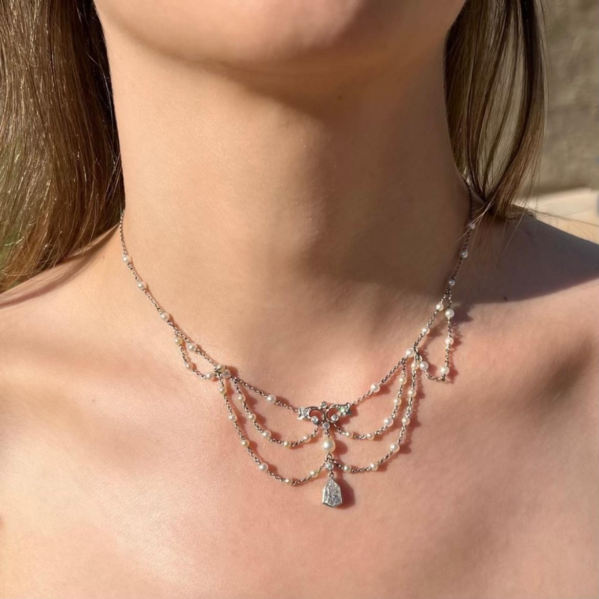 antique edwardian necklace