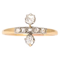 Antique Edwardian Diamond "Toi Et Moi" Ring