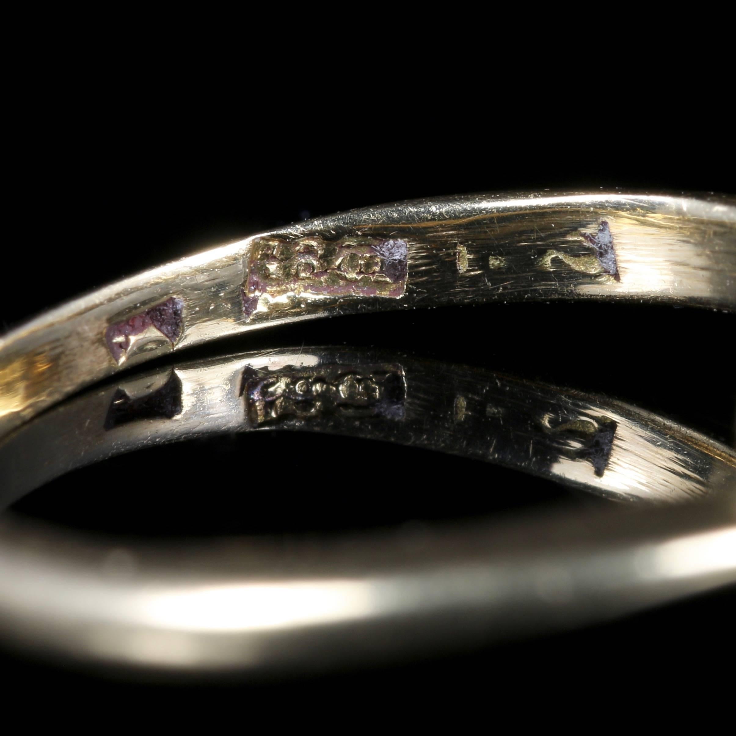 Antique Edwardian Diamond Twist Ring circa 1900 18 Carat Gold 2