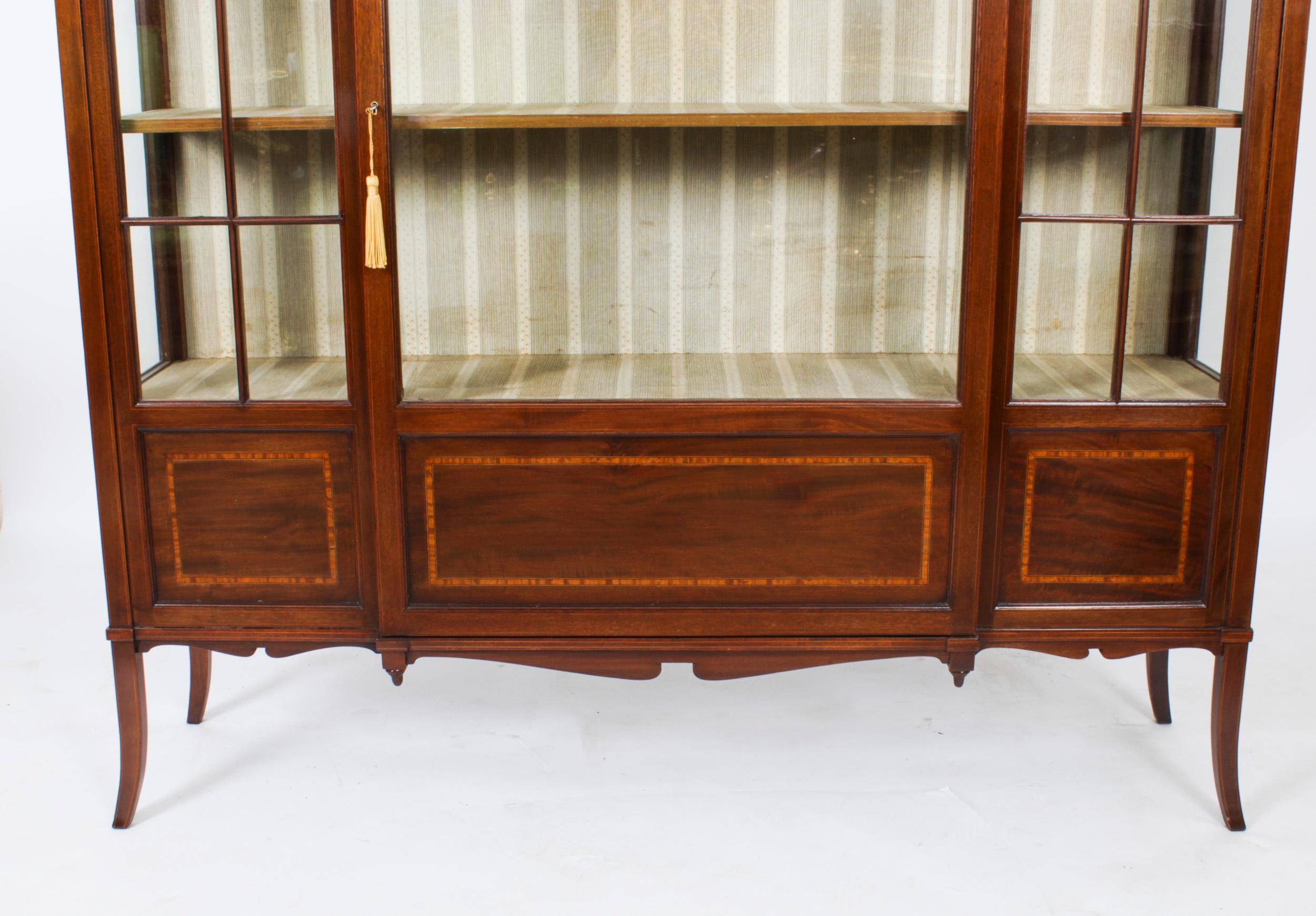 Antique Edwardian Display Cabinet by Maple & Co C1900 8