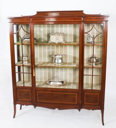 Antique Edwardian Display Cabinet by Maple & Co C1900