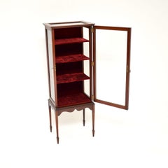 Antique Edwardian Display Cabinet