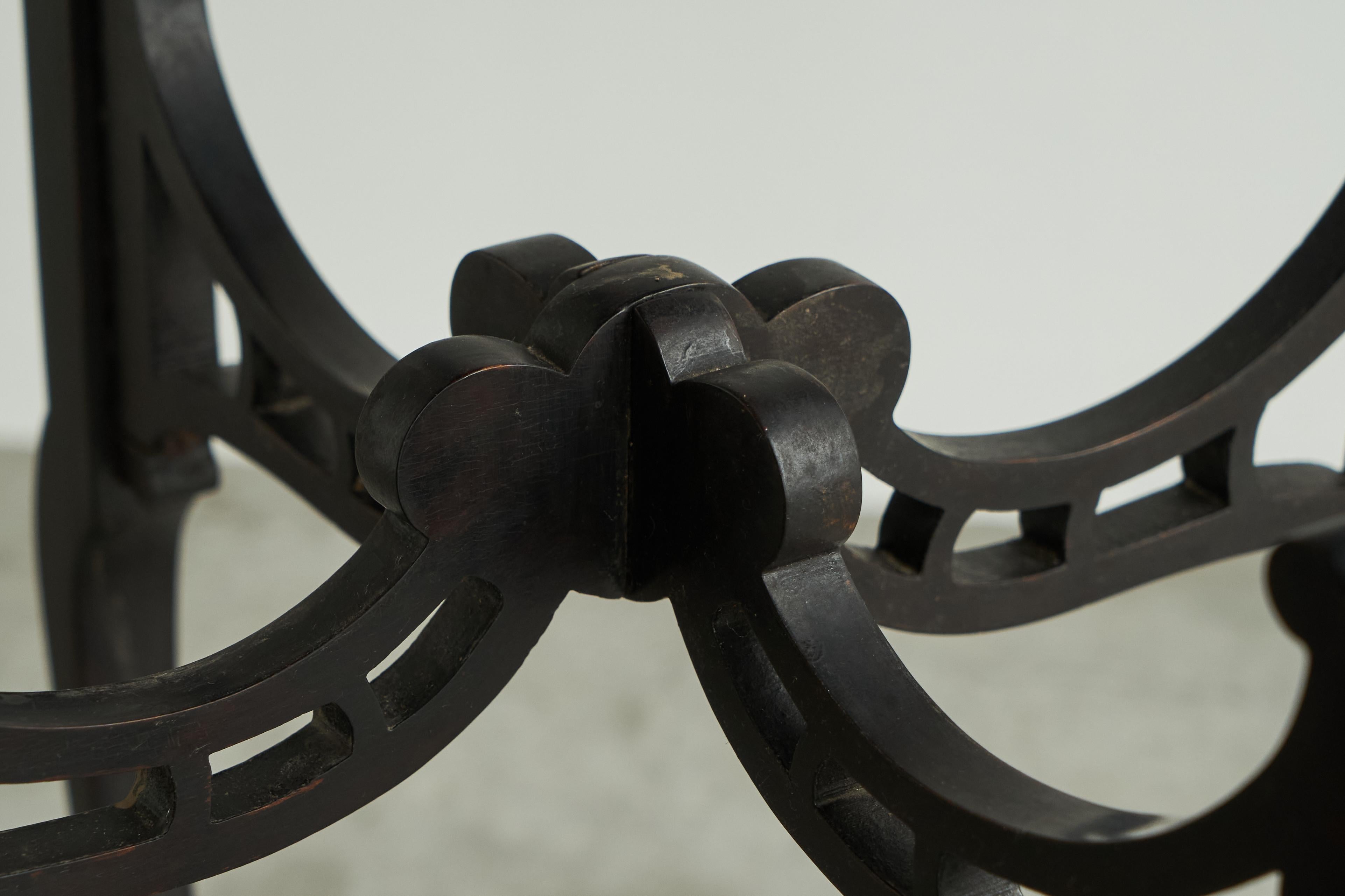 Antique Edwardian Ebonized Arts and Crafts Side Table Early 1900's For Sale 2