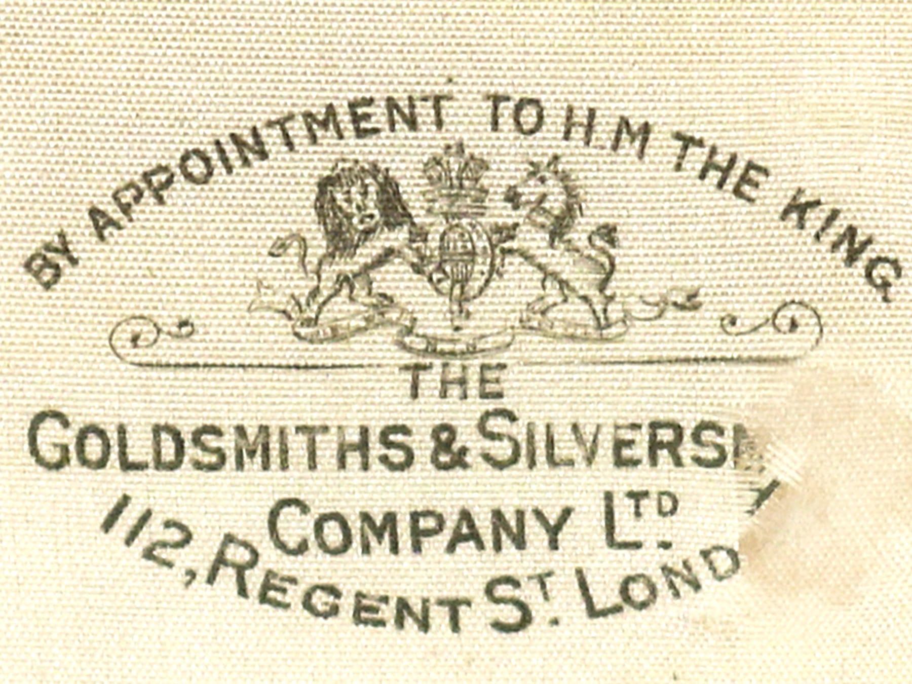 Antique Edwardian Enamel and Sterling Silver Bird Menu / Card Holders (1909) For Sale 9