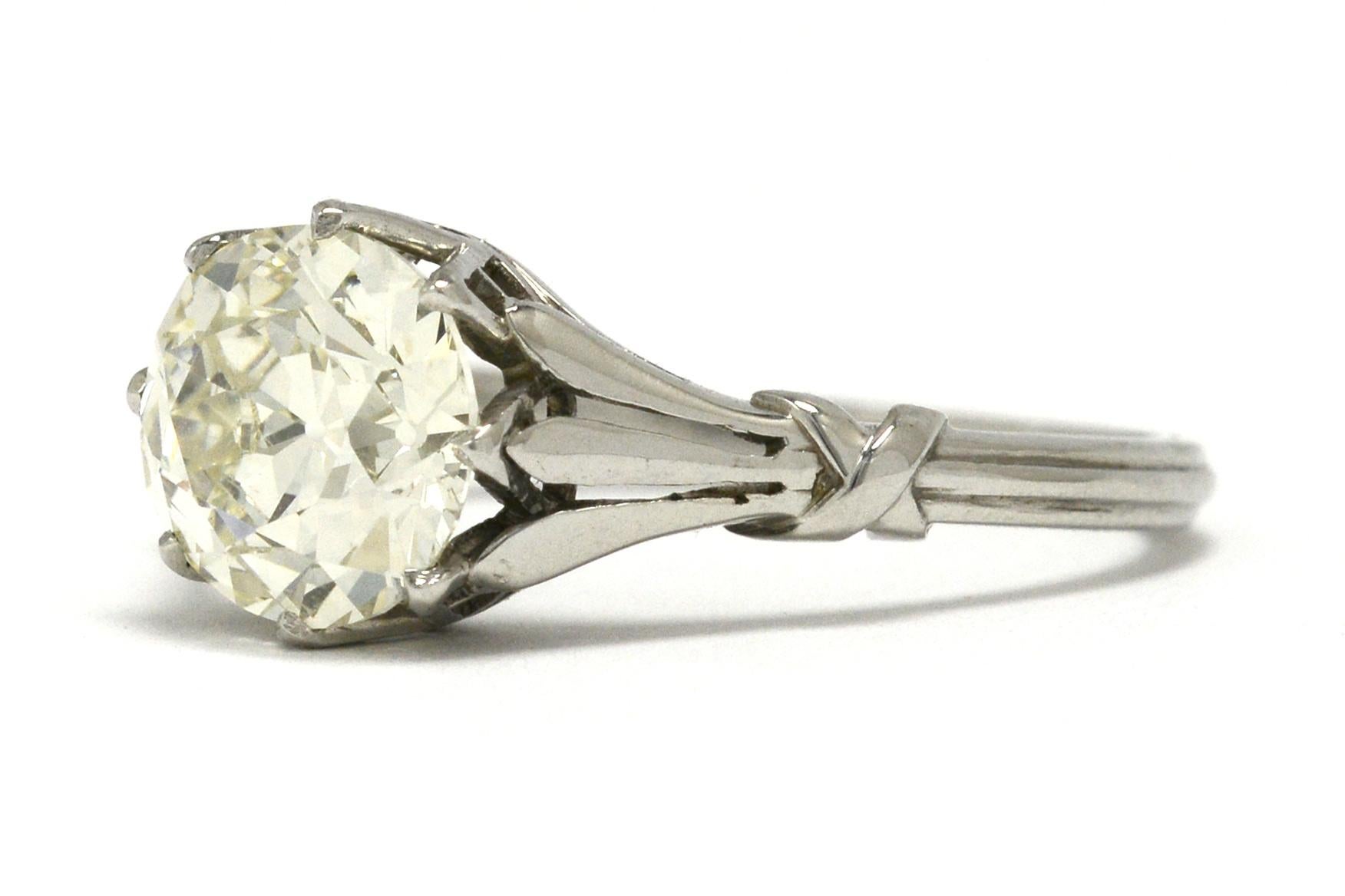 vintage solitaire engagement rings