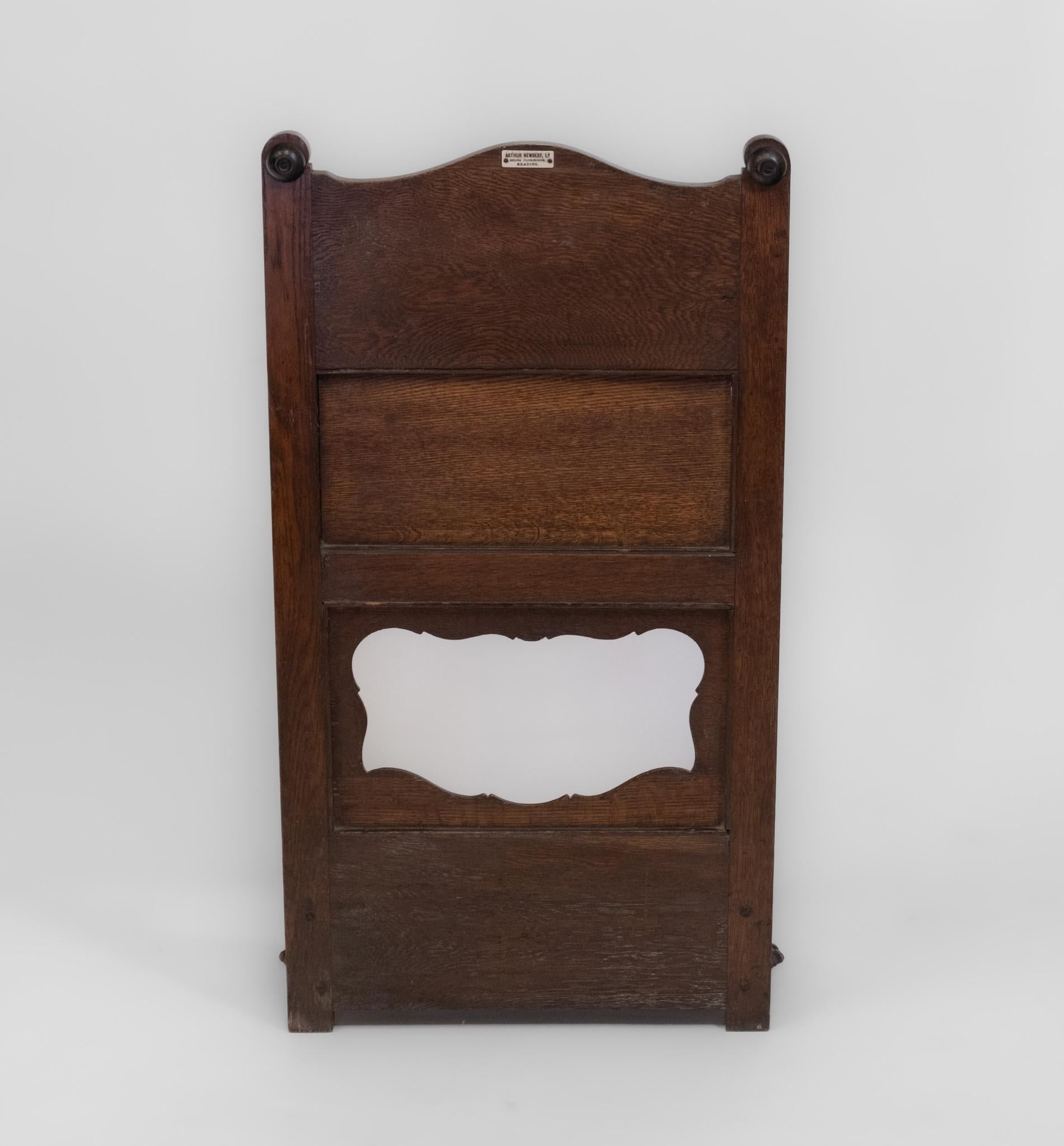 Ancien support de queue de billard en chêne anglais de l'époque édouardienne en vente 2