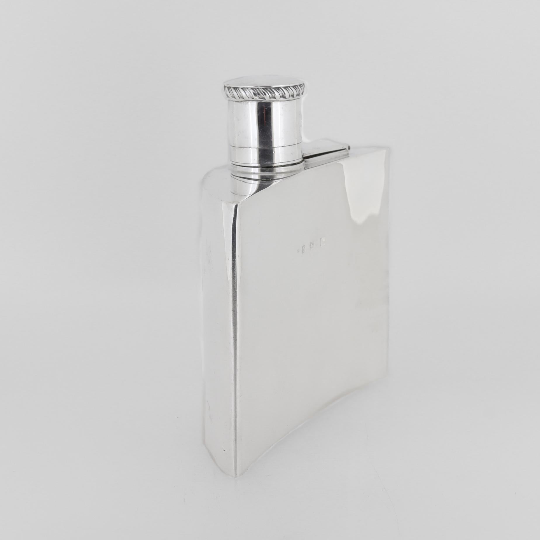Antica fiaschetta inglese edoardiana in argento sterling di Charles S. Green & Co. in vendita 5