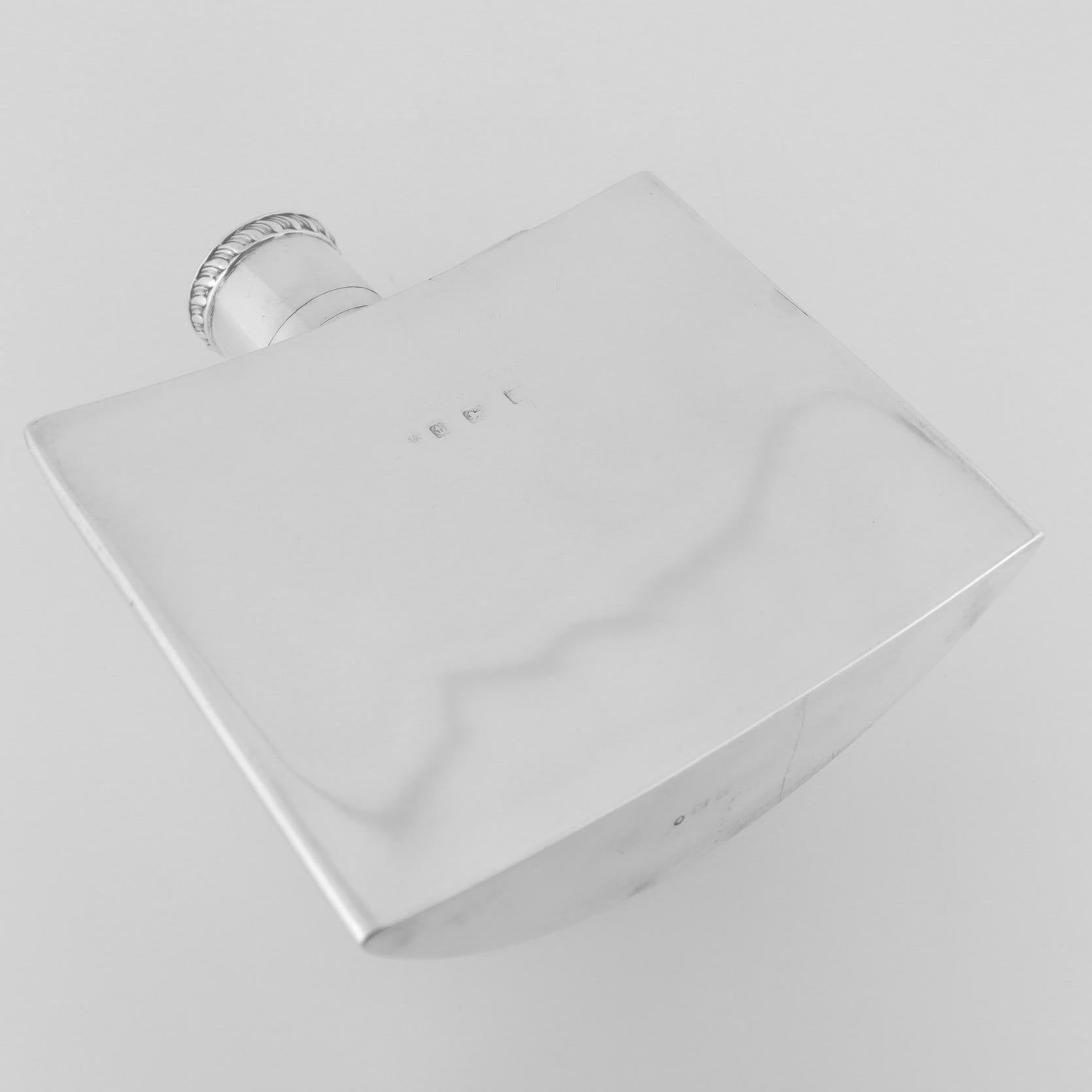 Antica fiaschetta inglese edoardiana in argento sterling di Charles S. Green & Co. in vendita 11