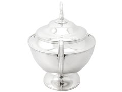 Antique Edwardian English Sterling Silver Soup Tureen (1902)