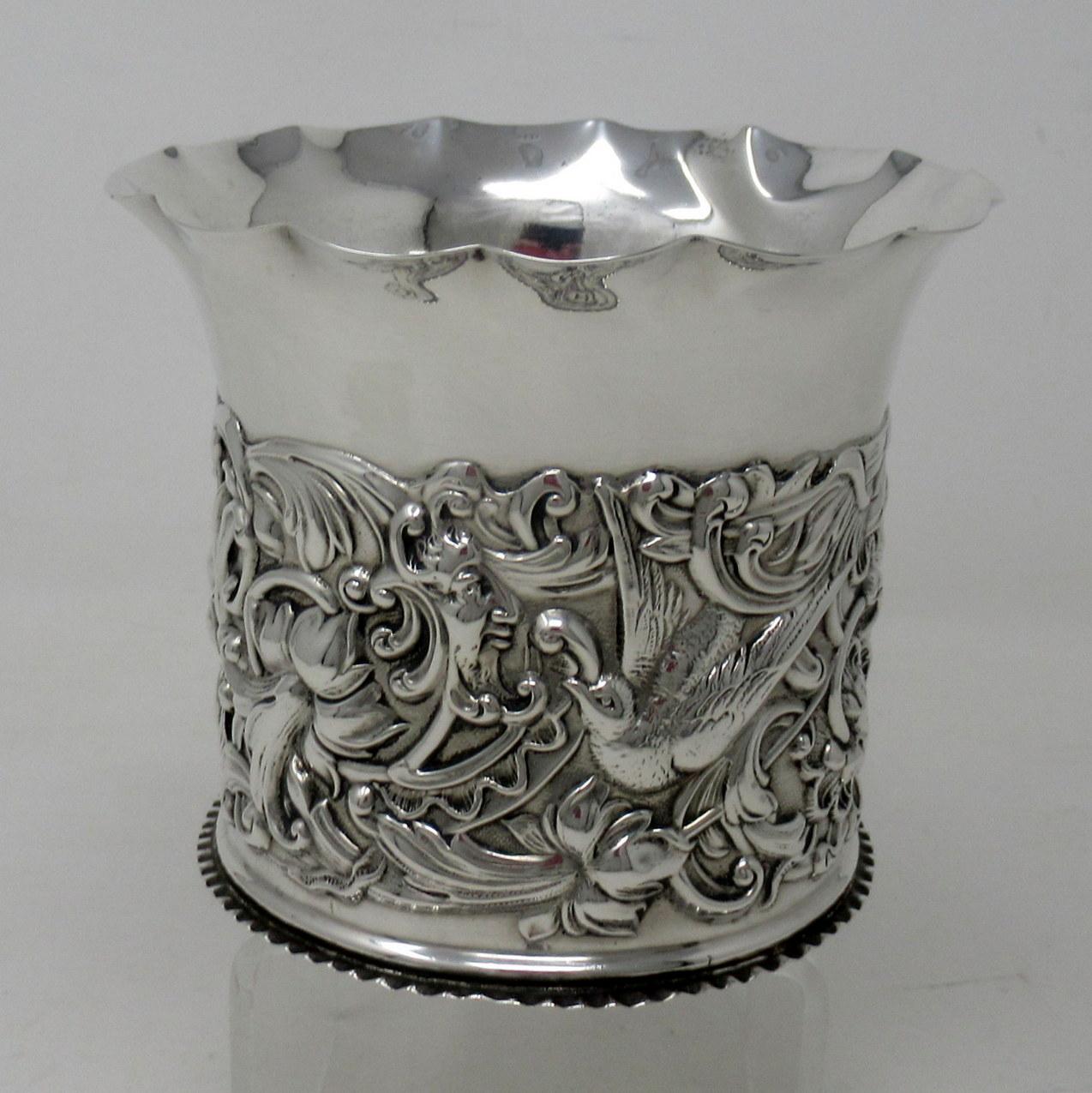 wine bottle coaster silver