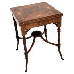 Antike Edwardian Umschlag Karte Tabelle