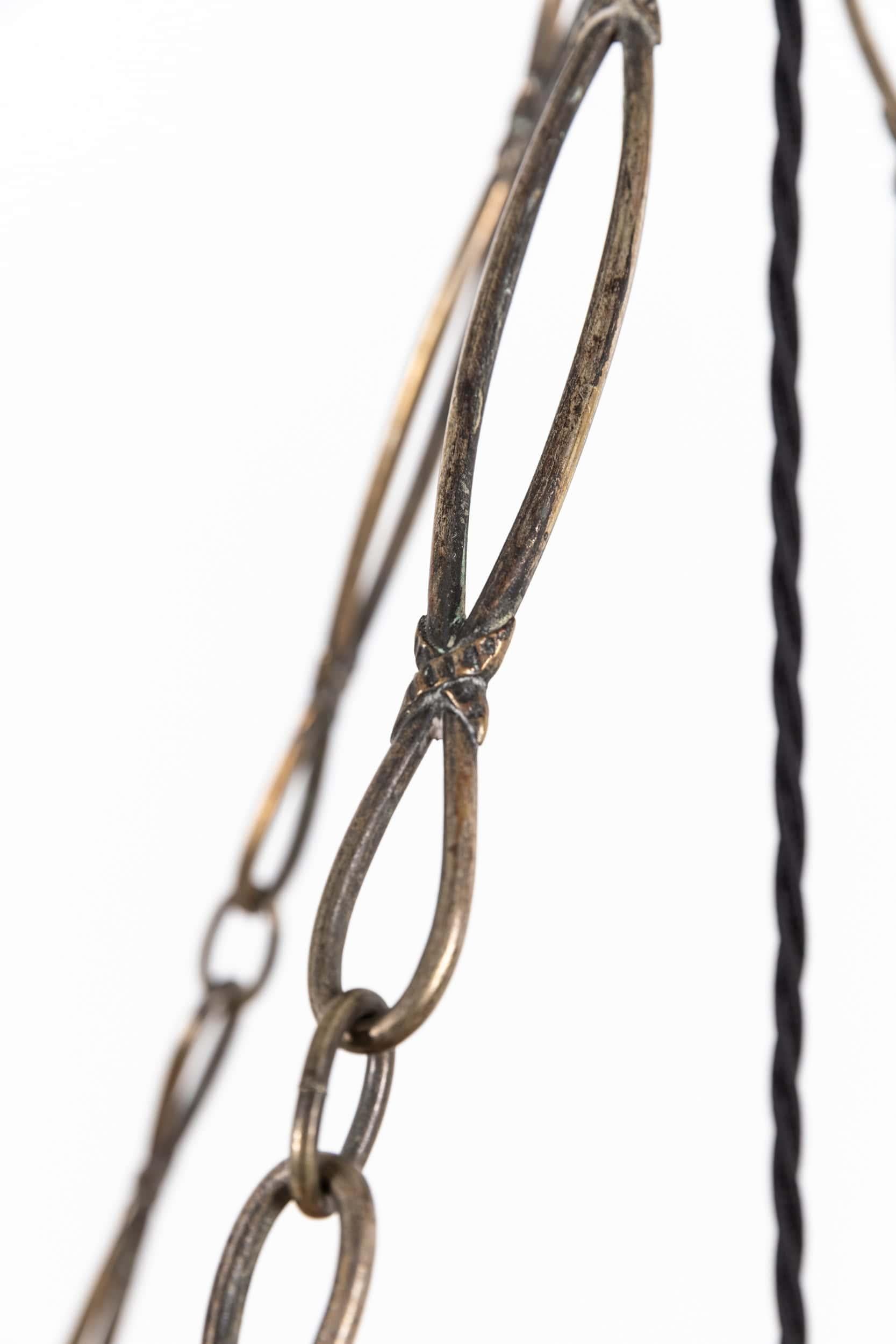 Antigua lámpara de techo eduardiana Faraday & Son Plafonnier de alabastro, c.1900 en Bastante bueno estado para la venta en London, GB