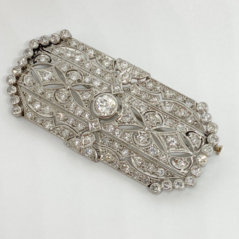 Broche Ancienne En Argent - Bijou Vintage Occasion - Détails à Vérifier Selon Photos