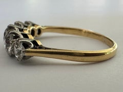 Antique Edwardian Five-Stone Diamond Band Ring