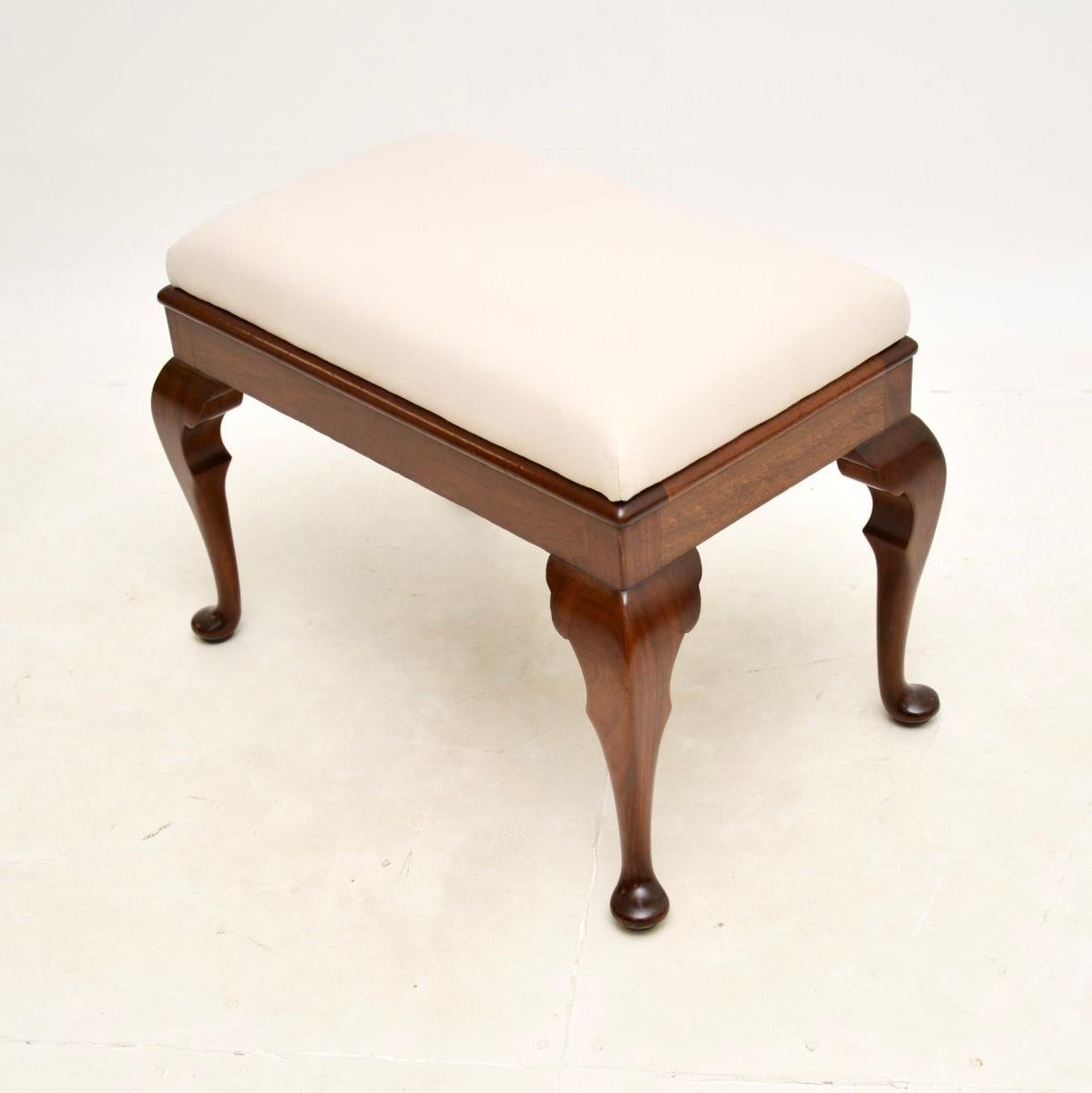 Antique Edwardian Footstool In Good Condition For Sale In London, GB