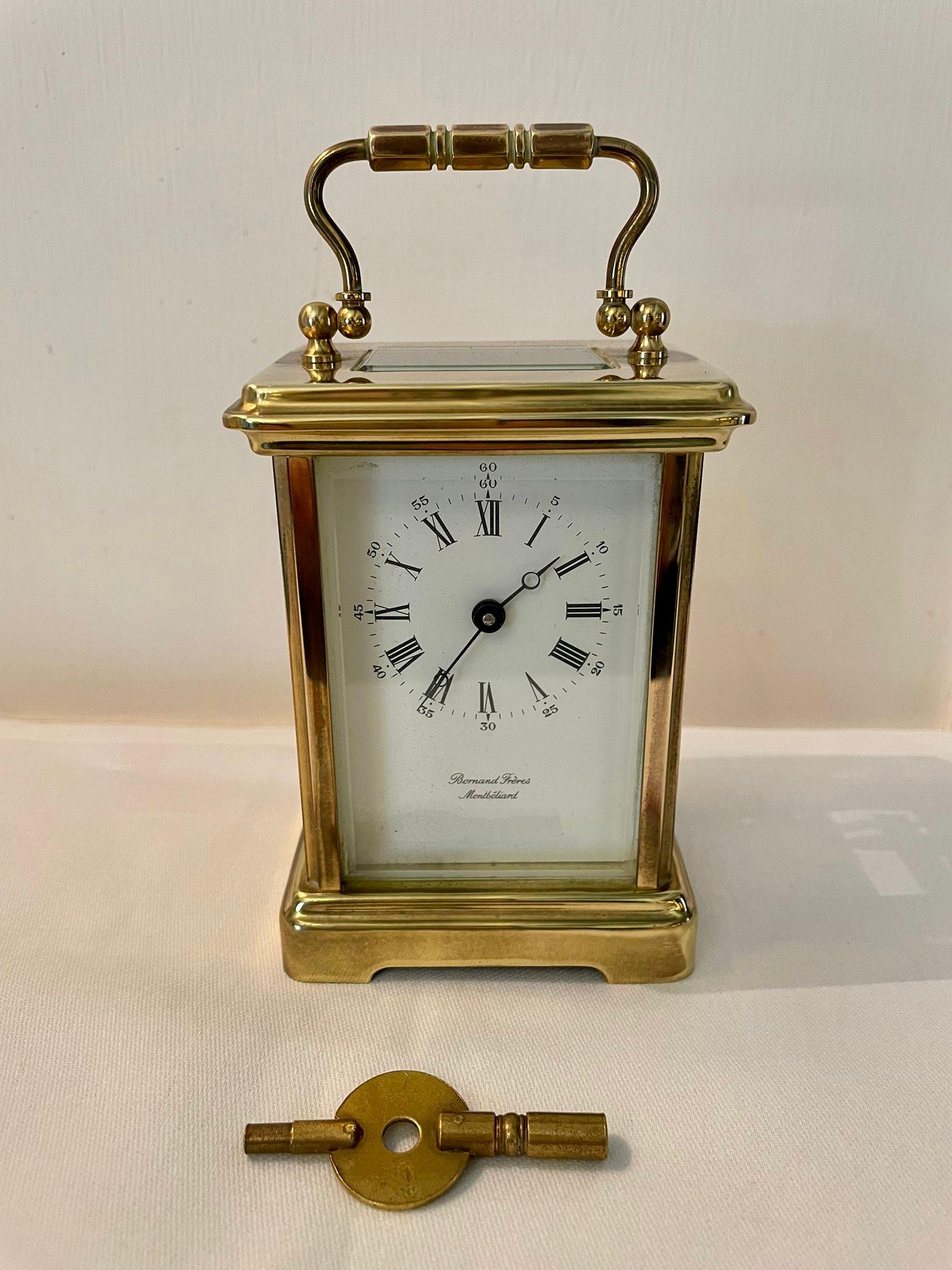antique brass carriage clocks for sale