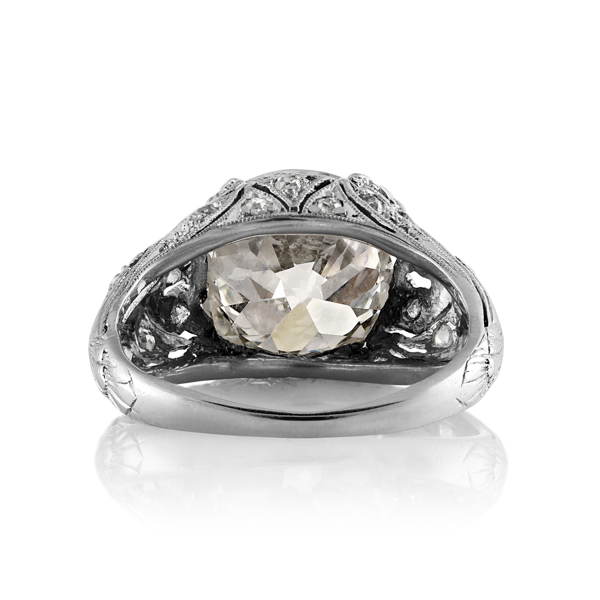 edwardian platinum ring