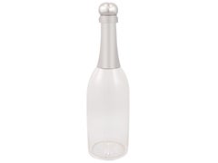 Edwardian Glass and Sterling Silver Mounted Champagne Bottle Decanter