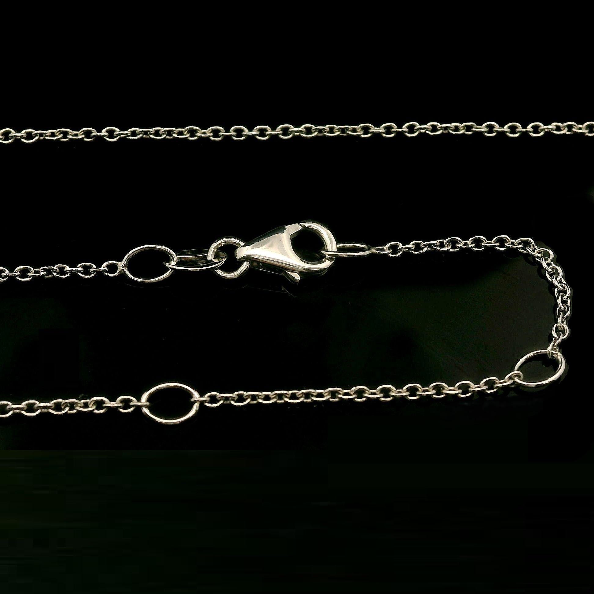 Antique Edwardian Gold & Platinum Blue Stone Milgrain Pendant Chain Necklace For Sale 2