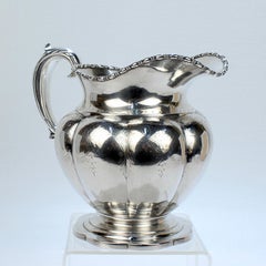 Antique Edwardian Goodnow & Jenks Boston Sterling Silver Water Pitcher