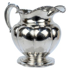 Antike Edwardian Goodnow & Jenks Boston Sterling Silber Wasserkrug