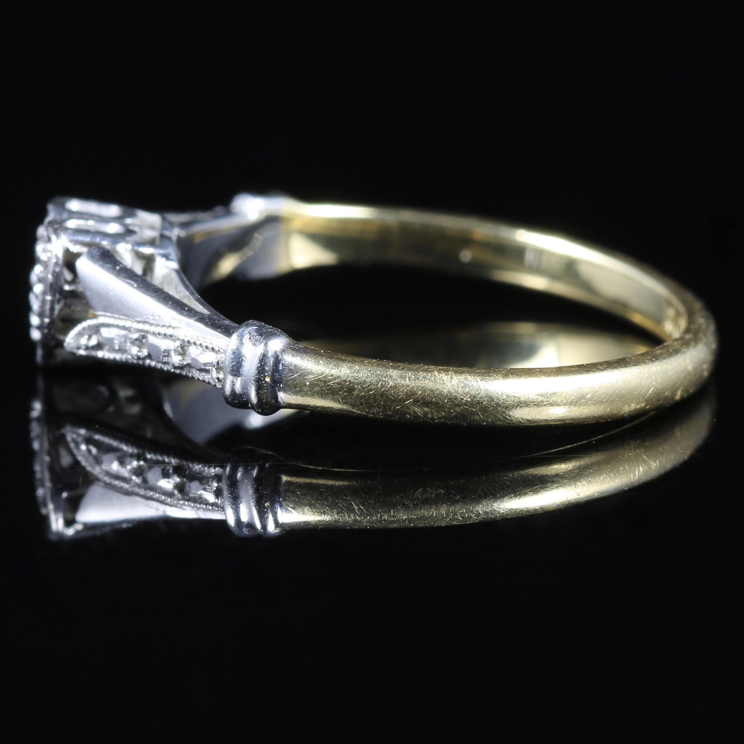 Antique Edwardian Heart Diamond Engagement Ring, circa 1915 In Excellent Condition In Lancaster, Lancashire