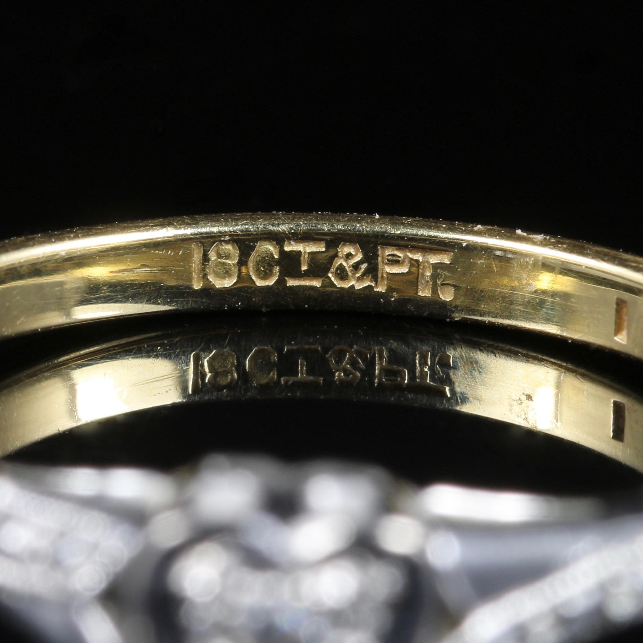 Antique Edwardian Heart Diamond Engagement Ring, circa 1915 3