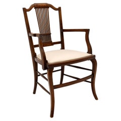 Antique Edwardian Inlaid Armchair
