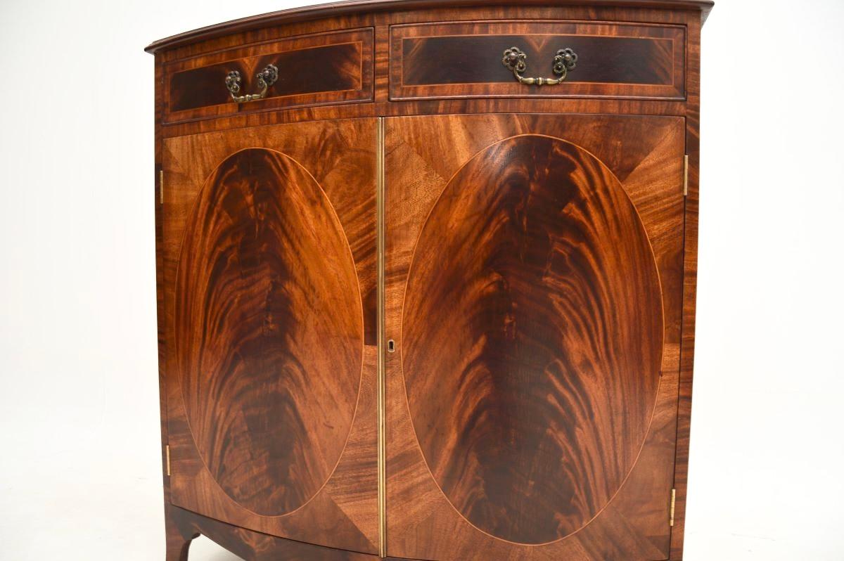 Antique Edwardian Inlaid Cabinet For Sale 4