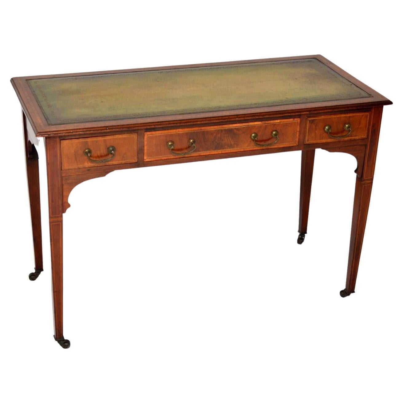Edwardian Roll Top Mahogany Desk/Writing Table at 1stDibs