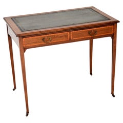 Antico scrittoio intarsiato edoardiano