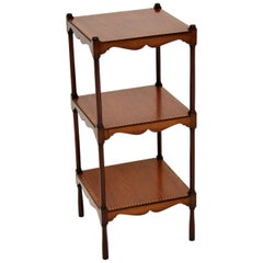 Antique Edwardian Inlaid Mahogany Side Table