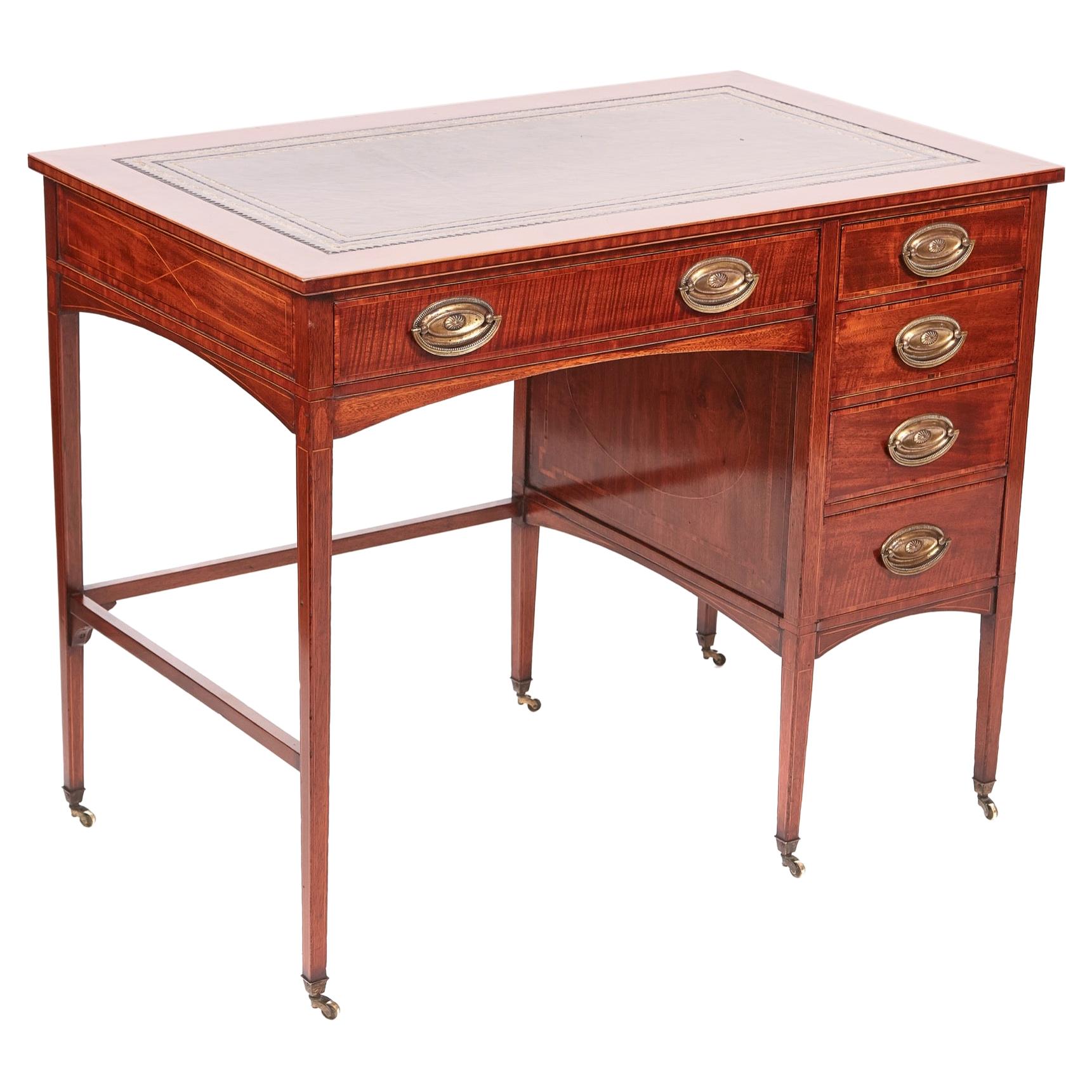 Vintage Florence Knoll Executive Double Pedestal Desk at 1stDibs