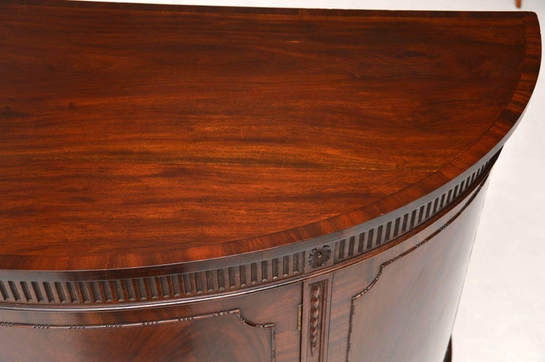 Antique Edwardian Mahogany Bow Front at 1stDibs