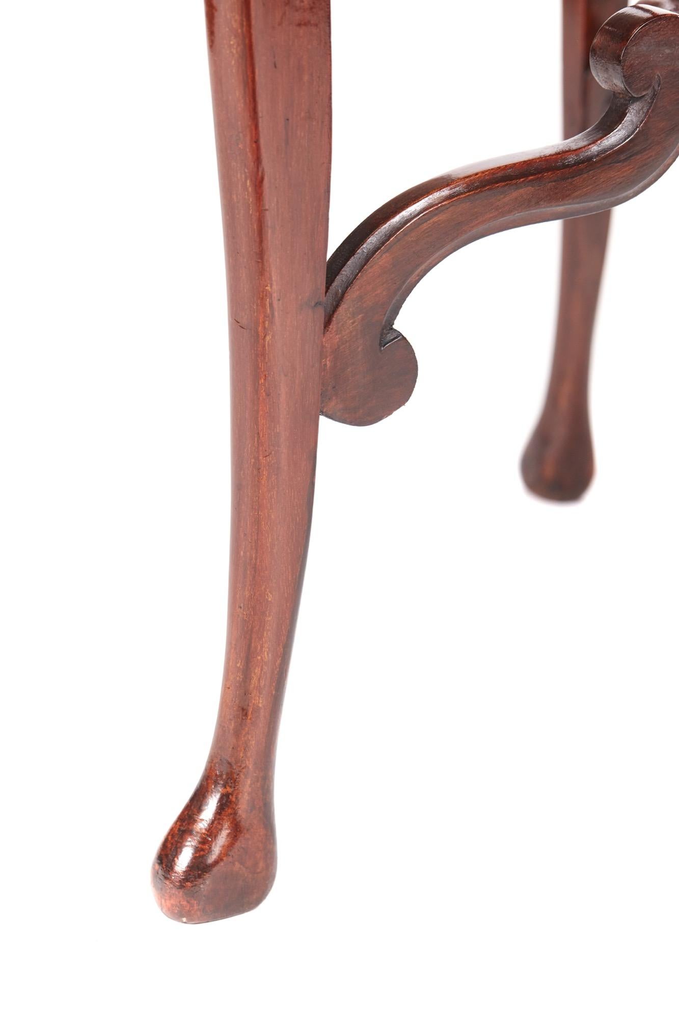 Early 20th Century Antique Edwardian Mahogany Centre Table For Sale