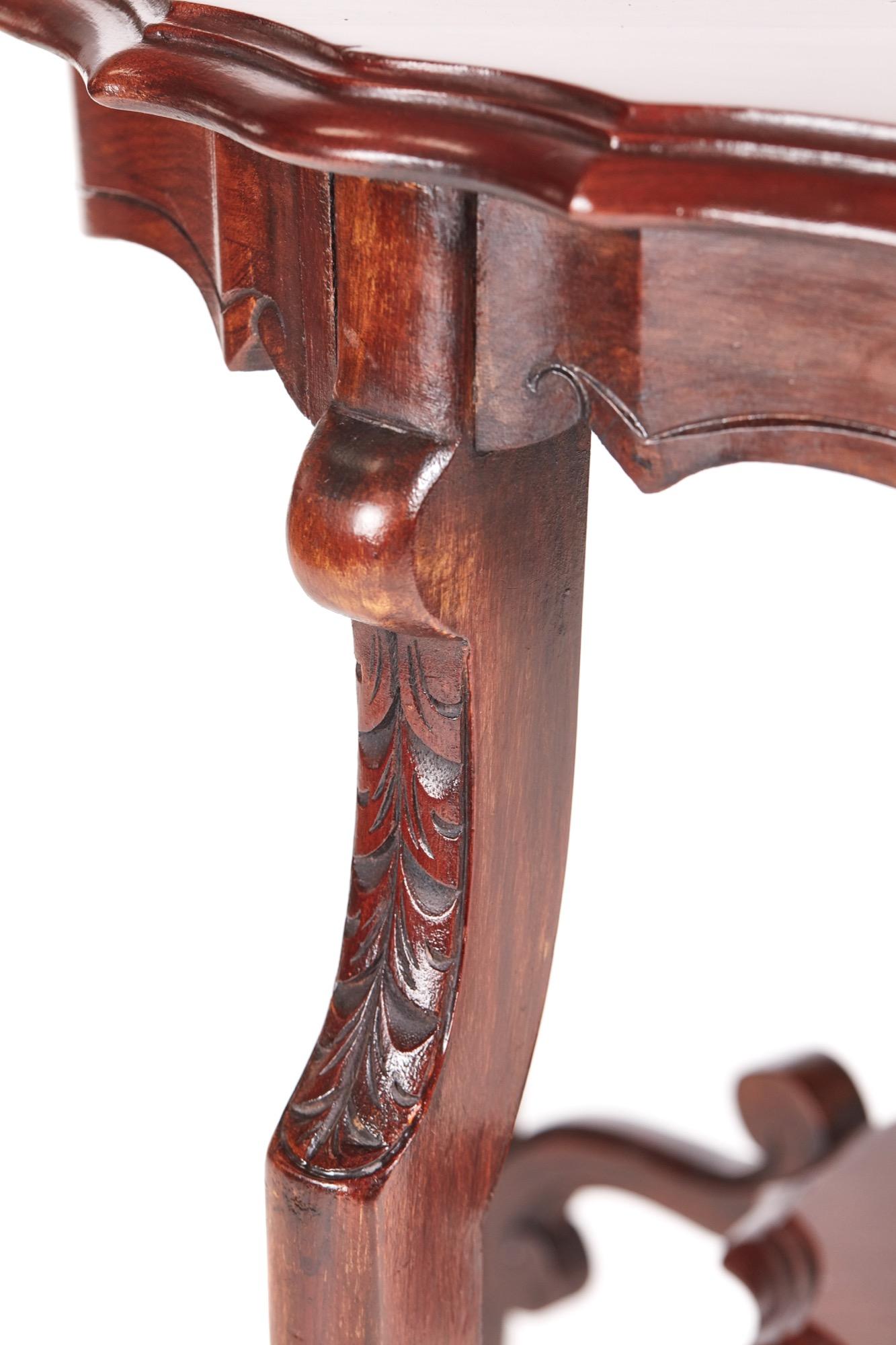 Antique Edwardian Mahogany Centre Table For Sale 2