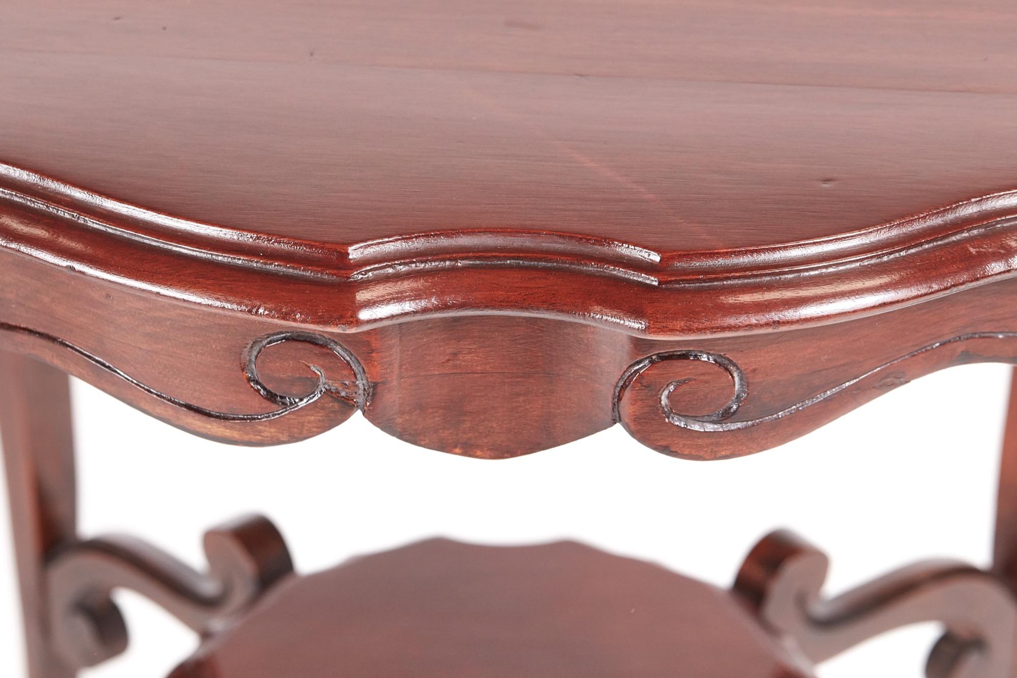 Antique Edwardian Mahogany Centre Table For Sale 3